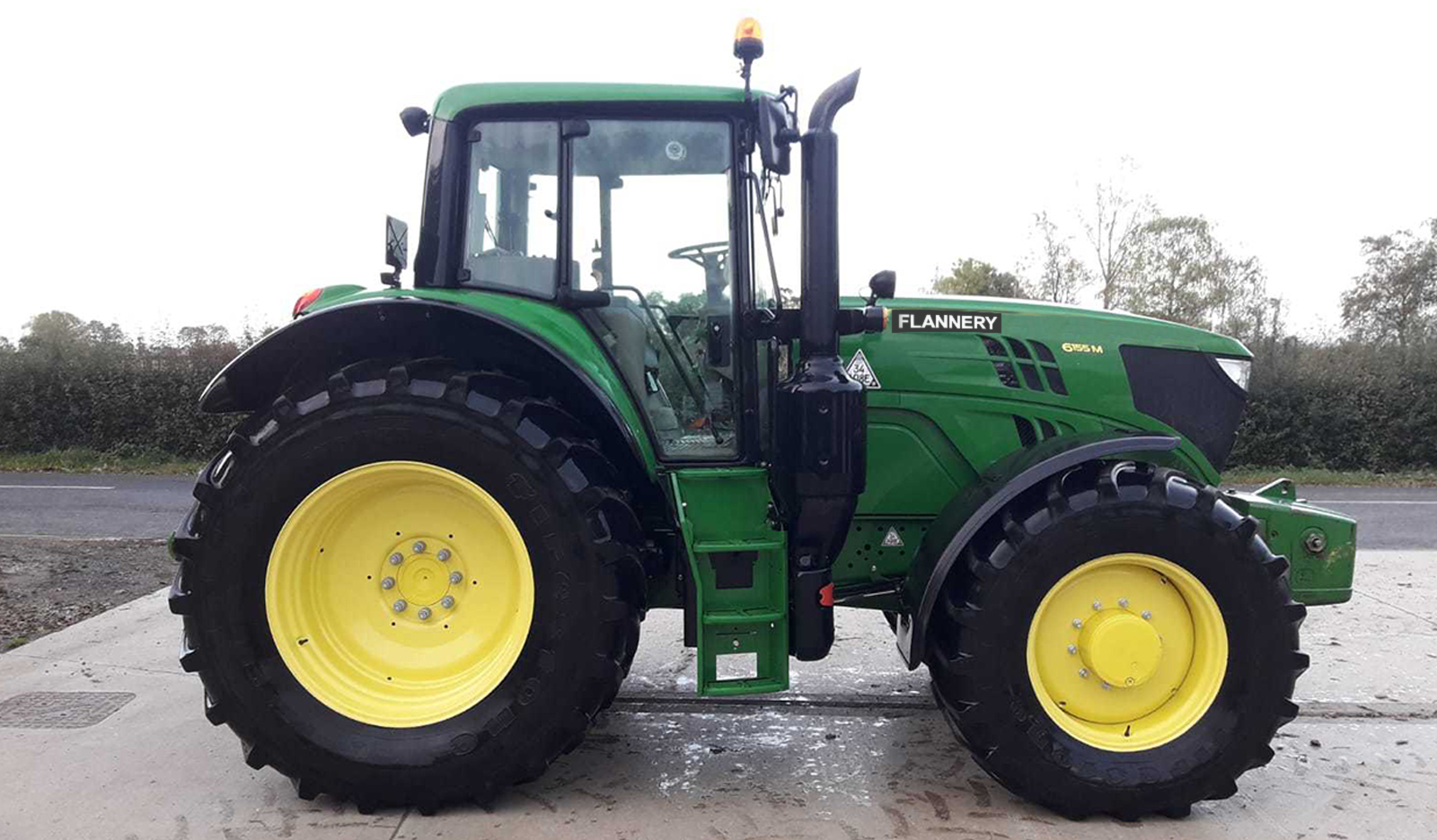 John Deere 6155M Plant Hire UK Flannery